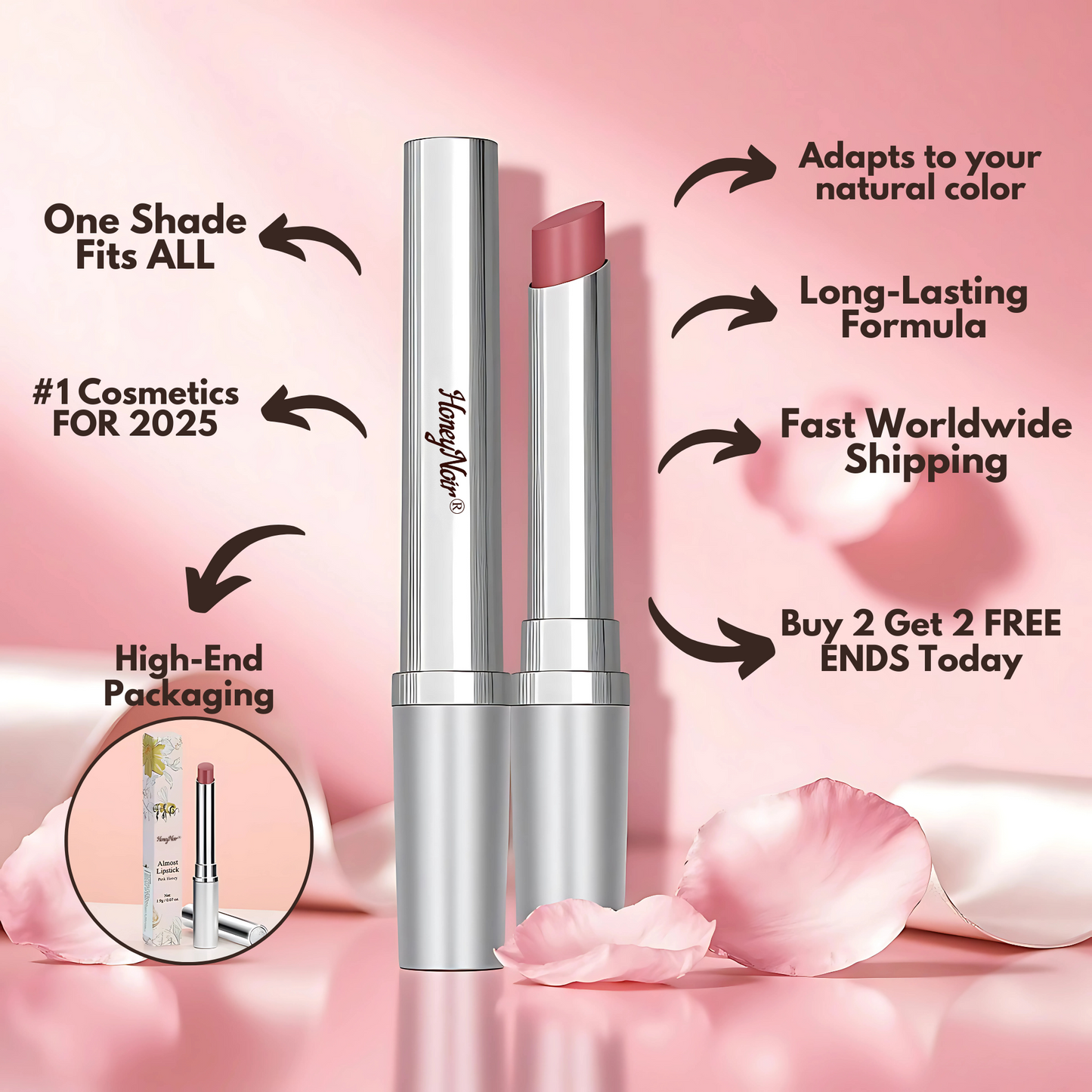 HoneyNoir - PDRN Pink Honey Lipstick